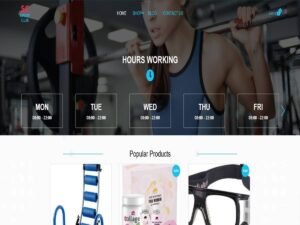 Free wp sport club WordPress Theme