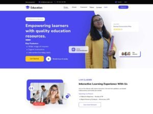 Free Academic Education Lite WordPress Theme