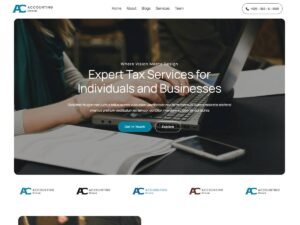 Free Accounting Grove WordPress Theme