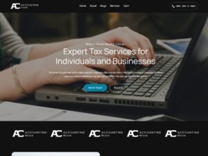 Free Accounting Grove Dark WordPress Theme