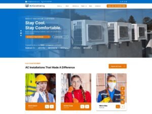 Free Air Condition Repair WordPress Theme