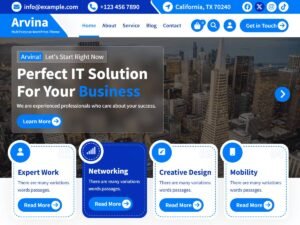 Free Arvina WordPress Theme