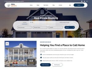 Free Aster Real Estate WordPress Theme