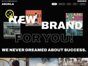 Free Asukla WordPress Theme