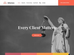 Free Attorney Lite WordPress Theme