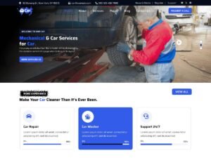 Free Automobile Detailing Shop WordPress Theme