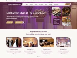 Free Banquet Wedding Hall WordPress Theme