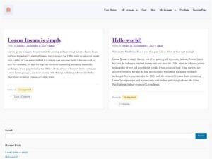 Free Basic Starter Dev WordPress Theme