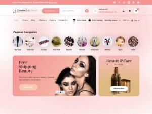 Free Beauty Store WordPress Theme