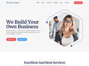 Free Blockskit Business Agency WordPress Theme