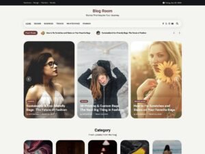 Free Blog Room WordPress Theme