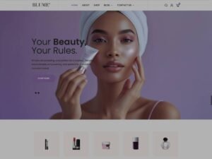 Free Blume Beauty WordPress Theme