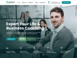 Free Bosa Business Coach WordPress Theme
