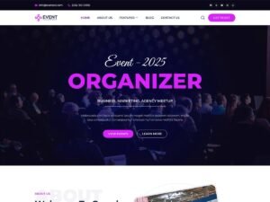 Free Bosa Event Organizer WordPress Theme