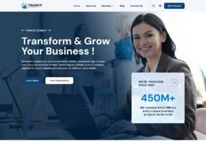 Free Bosa Finance Consult WordPress Theme