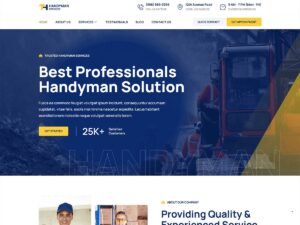 Free Bosa Handyman Services WordPress Theme