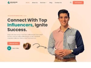 Free Bosa Influencer Marketing WordPress Theme