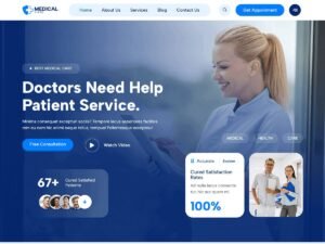 Free Bosa Medical Care WordPress Theme