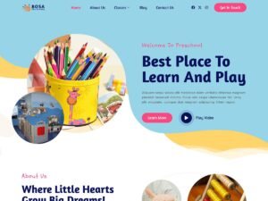 Free Bosa Preschool WordPress Theme
