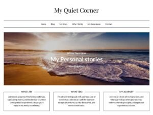 Free Calm Minimal Blog WordPress Theme
