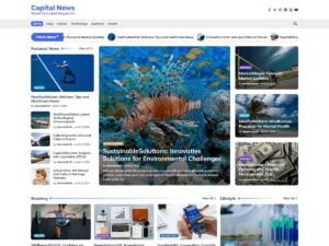 Free Capital News WordPress Theme
