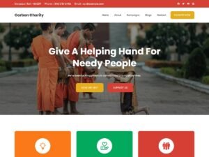 Free Carbon Charity WordPress Theme