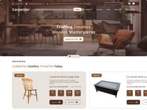 Free Carpenter Services WordPress Theme