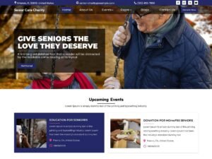 Free Charity Support WordPress Theme