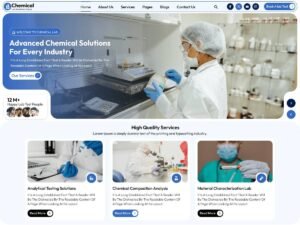 Free Chemical Laboratory WordPress Theme