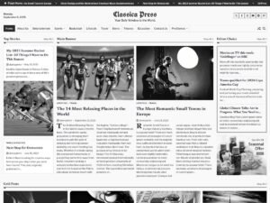 Free Classica Press WordPress Theme