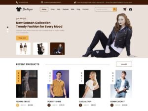 Free Clothes Boutique WordPress Theme