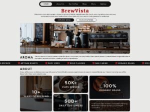 Free Coffee Shop Bistro WordPress Theme