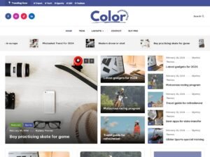Free Color Magazinex Plus WordPress Theme