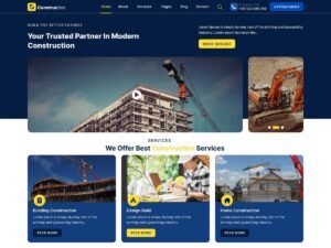 Free Construction Works WordPress Theme