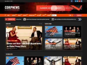 Free CorpNews WordPress Theme