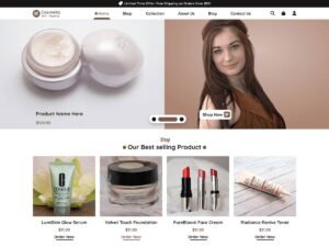 Free Cosmetics Shop WordPress Theme