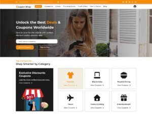Free Coupon Shop WordPress Theme
