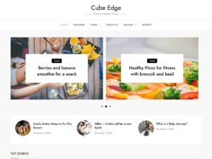 Free Cube Edge WordPress Theme