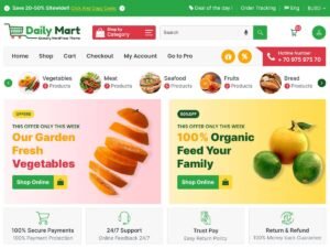 Free Daily Mart WordPress Theme