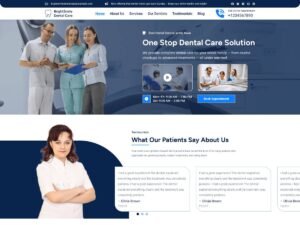 Free Dentistry Hospital WordPress Theme