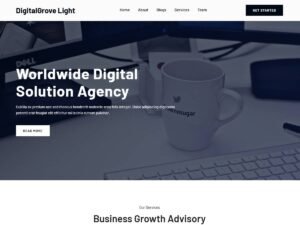 Free DigitalGrove Light WordPress Theme
