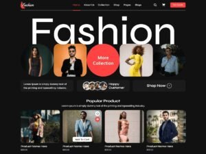 Free Ecommerce Trendy Outfits WordPress Theme