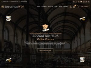 Free Education WDA WordPress Theme