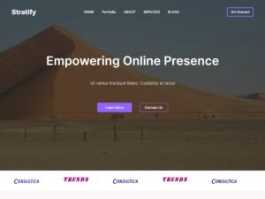 Free Entervia WordPress Theme