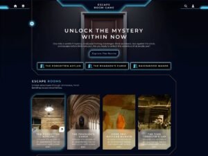 Free Escape Room Game WordPress Theme