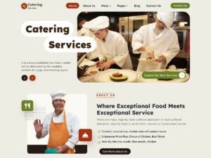 Free Event Caterer WordPress Theme