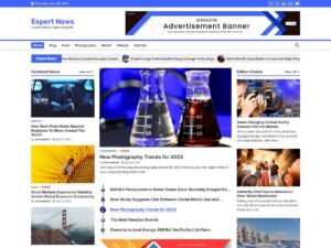 Free Expert News WordPress Theme