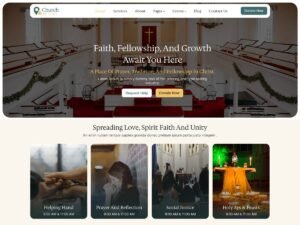 Free FSE Church WordPress Theme