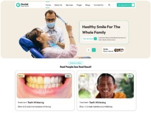 Free FSE Dental Clinic WordPress Theme