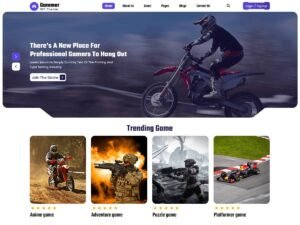 Free FSE Gamer WordPress Theme